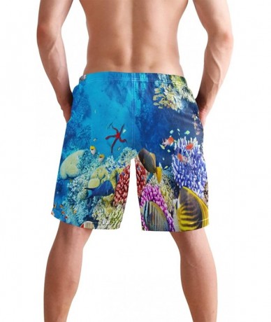 Board Shorts Men's Beach Shorts Colorful Ocean Sea Tropical Fish Swim Trunks Beachwear Board Shorts Swimwear Bathing Suits - ...