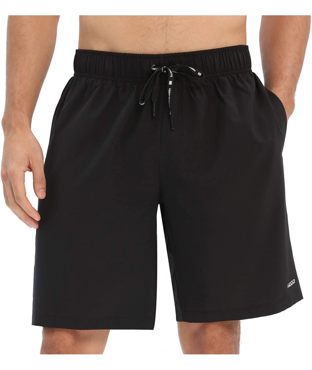 Trunks Men's Swim Trunks with Mesh Lining - Black - CS18SW8CX6E $33.59