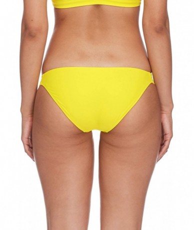 Sets Women's Smoothies Flirty Surf Rider Solid Bikini Bottom Swimsuit - Citrus - C618HWC6DNR $66.84