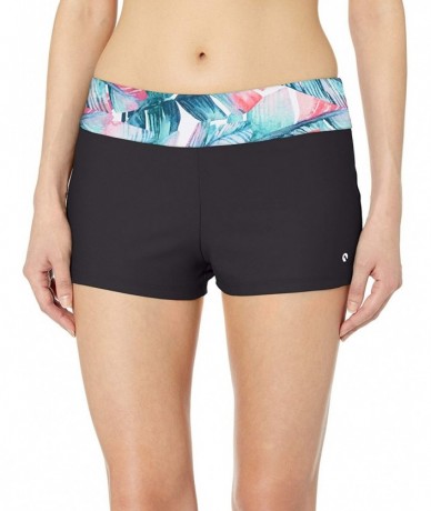 Tankinis Women's Jump-Start Swim Short - Black & Multi - C318M6KYYI4 $75.95