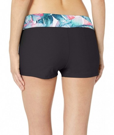 Tankinis Women's Jump-Start Swim Short - Black & Multi - C318M6KYYI4 $75.95