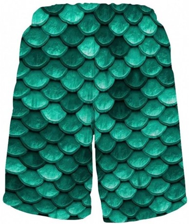 Trunks Mens Swim Trunks Quick Dry Funny Shorts with Mesh Lining Swimwear Bathing Suits- Cool Blue Pineapples Black - Emerald ...