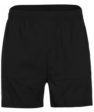 Trunks Men's Pants Summer Casual Elastic Waistband Shorts Workout Athletic Jogger Shorts Pants - Black - CY18U0AK0Y8 $26.18