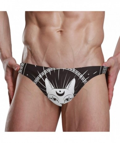 Briefs Men Swimsuit Sunflower Butterfly Bikini Briefs Male Sexy Swimwear 2030832 - 2030836 - CA18WM7TE6K $40.22