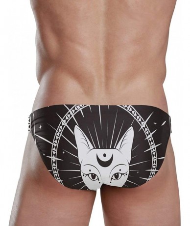 Briefs Men Swimsuit Sunflower Butterfly Bikini Briefs Male Sexy Swimwear 2030832 - 2030836 - CA18WM7TE6K $40.22