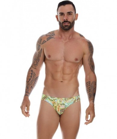 Briefs Mens Fashion Swim Briefs Swimwear for Men - Printed_style_1024 - C51960KS7KW $74.18