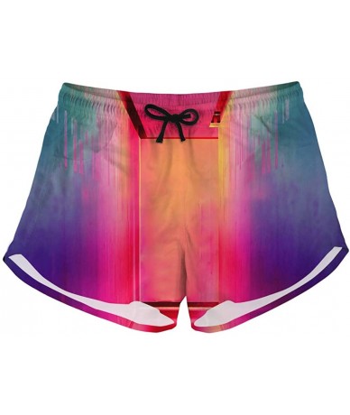 Board Shorts Women Boardshorts with Mesh Lining Swim Trucks XS-XXL - Colorful - C118Q3KRIO9 $41.97