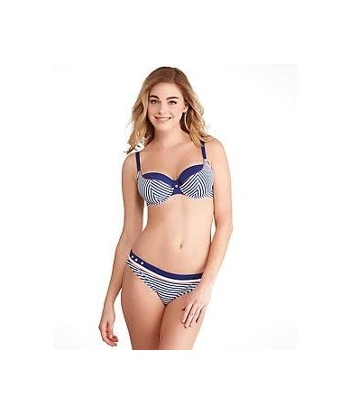 Tankinis Lucille Classic Pant - Navy Stripe - CZ11M3DQGHF $27.81