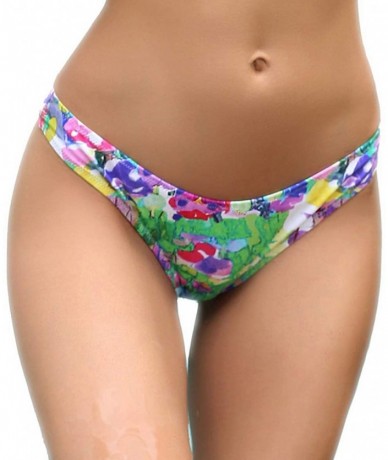 Bottoms Women's Swimwear Swim Shorts Briefs Cheeky Ruched Hipster Bikini Bottoms - Forest Green - B - CQ18GA6IRG3 $31.08