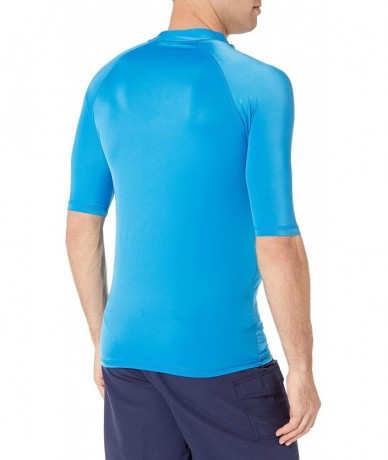 Rash Guards Men's Voyage UPF 50+ Rashguard - Royal - CZ126WMOAL5 $35.35