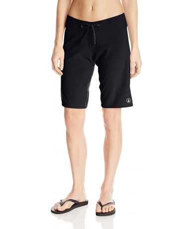 Board Shorts Juniors Simply Solid 11 Inch Board Short - Black - CK11NVMEMNH $74.77