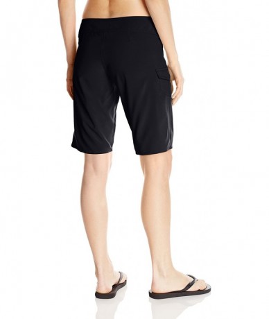 Board Shorts Juniors Simply Solid 11 Inch Board Short - Black - CK11NVMEMNH $74.77