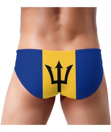 Briefs Men's Swimwear Briefs Swim Trunk Sexy Soft Triangle Thong Bikini Swimsuit American Flag - Ukrainian Flag 15 - CS19CLN9...