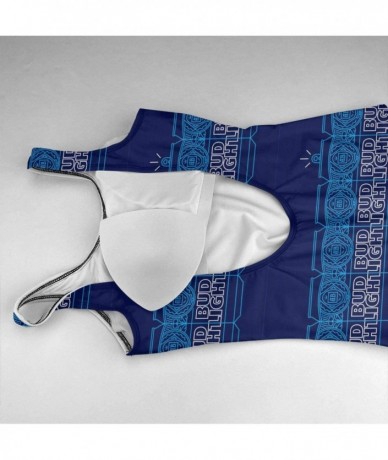 Racing Women's Bud Light High Cut Low Back One Piece Swimwear Bathing Suits - Bud Light2 - CW197HO26OT $50.99