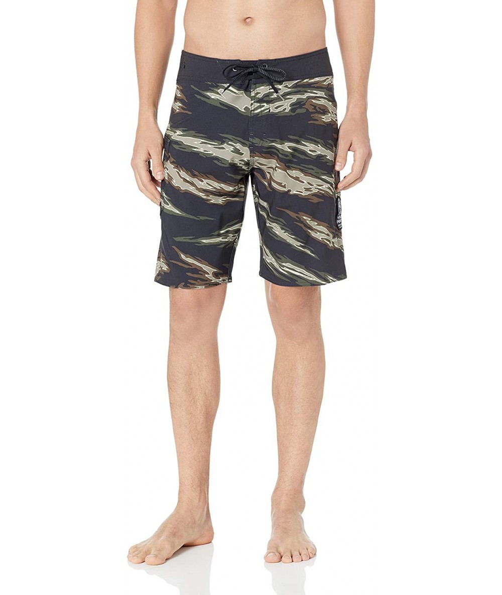 Board Shorts Men's Pipe Pro Mod 20" Boardshort - Camouflage - C018CCEQYAS $56.89