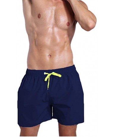 Trunks Men's Short Swim Trunks - MorwebVeo Athletic Shorts Swimming Shorts Quick Dry Board Shorts with Pockets for Summer Bea...