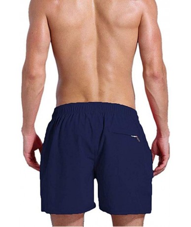 Trunks Men's Short Swim Trunks - MorwebVeo Athletic Shorts Swimming Shorts Quick Dry Board Shorts with Pockets for Summer Bea...