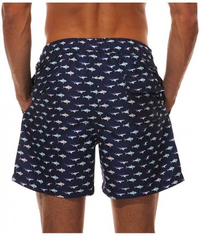 Board Shorts Mens Board Shorts Swimsuits Swim Trunks Long Beach wimwear with Mesh Liner Pocket - Little Fish - C5198R06R5W $3...