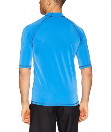 Rash Guards Men's Fiji UPF 50+ Rashguard - Banzai Royal - CL18000LEWK $33.62