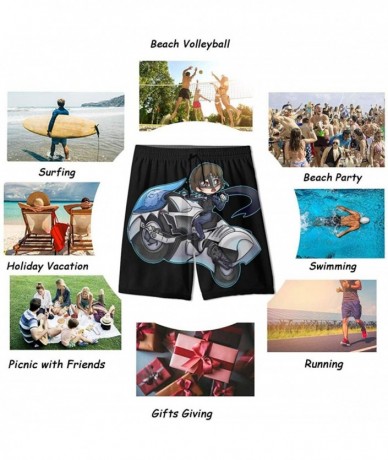 Board Shorts Goro Akechi - Persona 5 Man Quick Dry Beach Boardshort Surf Swim Trunk - Makoto Niijima - Persona 5 - CO195OCSXH...