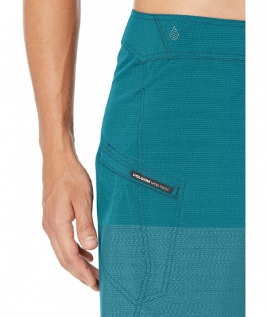 Board Shorts Men's Lido Heather 20" Stretch Boardshort - Chlorine - CO18MC8IA8Q $77.60