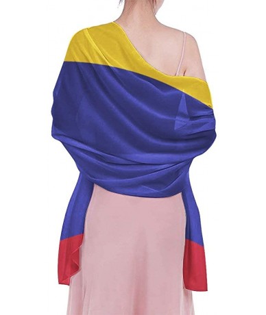 Cover-Ups Women Fashion Shawl Wrap Summer Vacation Beach Towels Swimsuit Cover Up - Colombia Flag - C1190HHZYSC $46.14