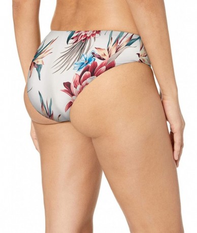 Tankinis Women's Retro Swimsuit Bikini Bottom - Off Tropic Cream - C818HLE8GZY $38.60