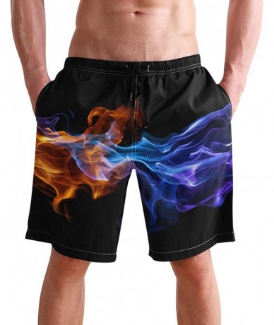 Trunks Mandala Boho Men's Sportwear Quick Dry Board Shorts with Lining S 2010005 - 2010069 - CR196R4SN2K $42.22