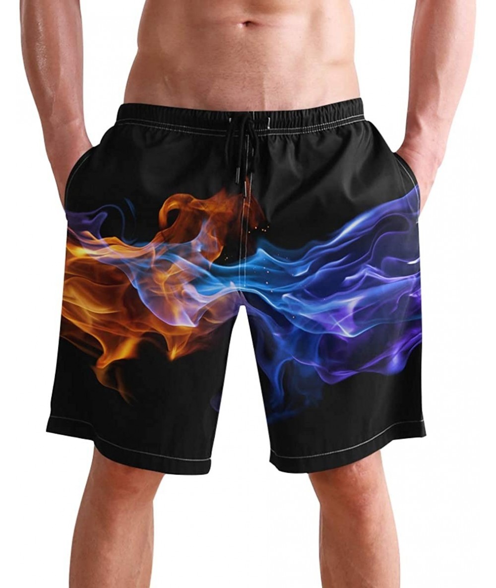 Trunks Mandala Boho Men's Sportwear Quick Dry Board Shorts with Lining S 2010005 - 2010069 - CR196R4SN2K $42.22