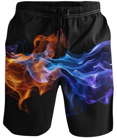 Trunks Mandala Boho Men's Sportwear Quick Dry Board Shorts with Lining S 2010005 - 2010069 - CR196R4SN2K $42.22