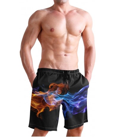 Trunks Mandala Boho Men's Sportwear Quick Dry Board Shorts with Lining S 2010005 - 2010069 - CR196R4SN2K $42.22