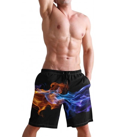 Trunks Mandala Boho Men's Sportwear Quick Dry Board Shorts with Lining S 2010005 - 2010069 - CR196R4SN2K $42.22