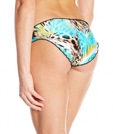 Bottoms Women's Caribe Mon Amour Full Ruched Back Bikini Bottom - Multi - CJ11QVPM57V $76.50