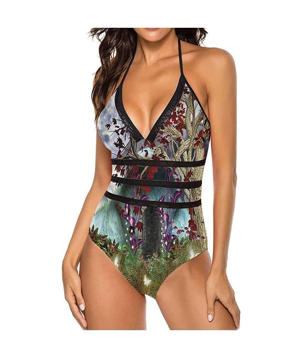 Cover-Ups Bikini High Cut Bikini Simple and Sexy - Multi - 40 - CT19CAOL7D5 $72.42