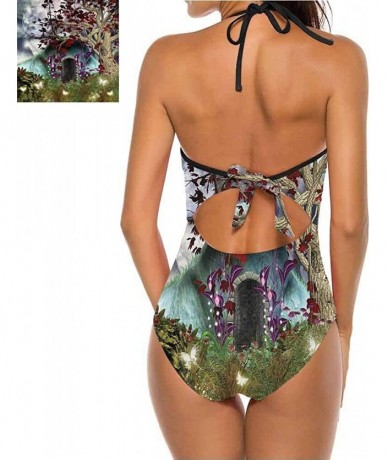 Cover-Ups Bikini High Cut Bikini Simple and Sexy - Multi - 40 - CT19CAOL7D5 $72.42