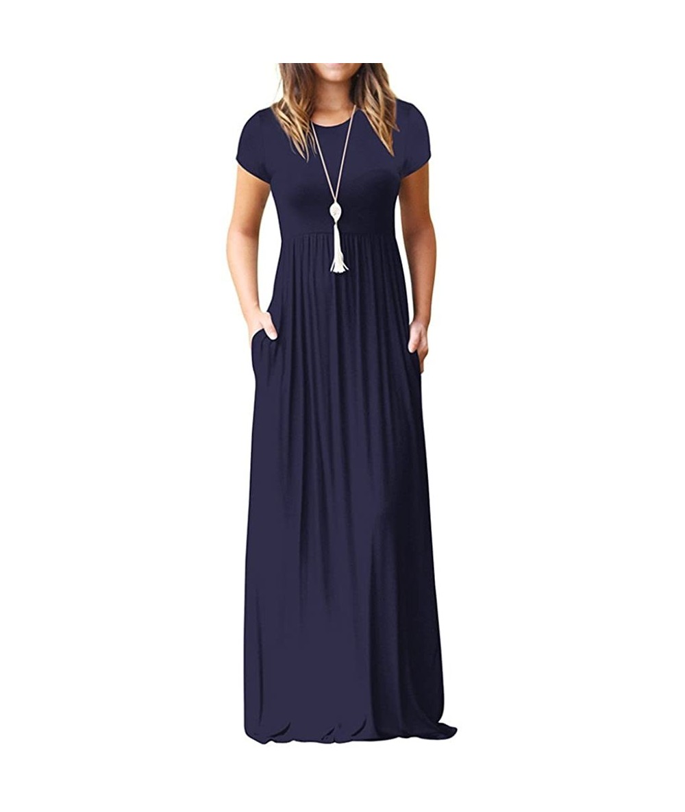 Cover-Ups Dresses for Women Casual Summer-Sleeveless Racerback Loose Formal Plain Maxi Dresses Casual Long Dresses with Pocke...