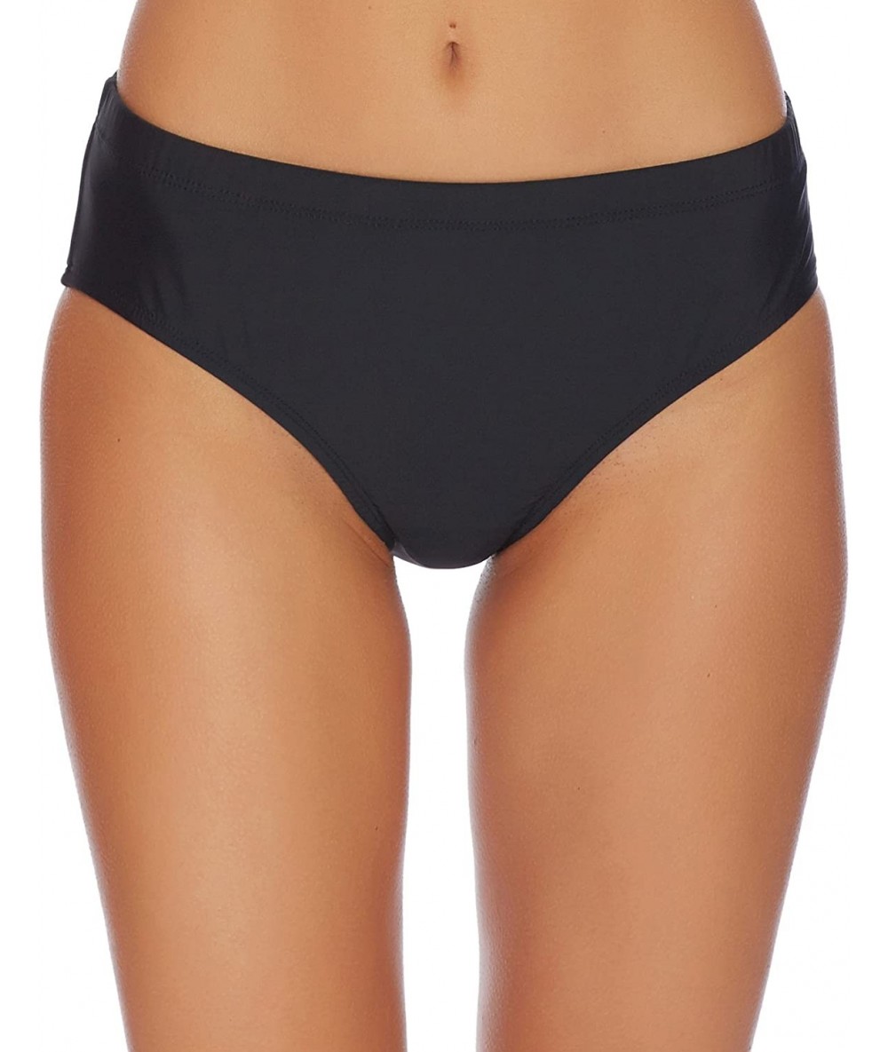 Tankinis Athena - Solids MID Waist Pant Black - C912MAAXBH7 $45.54