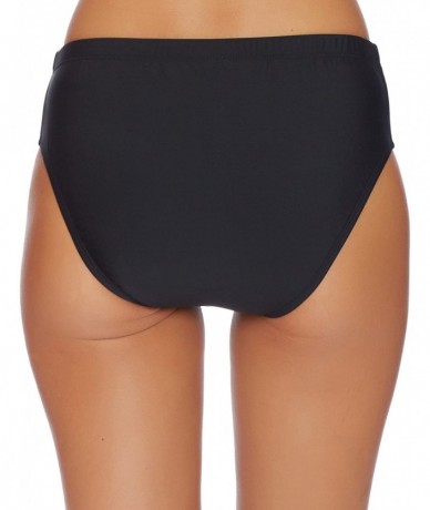 Tankinis Athena - Solids MID Waist Pant Black - C912MAAXBH7 $45.54