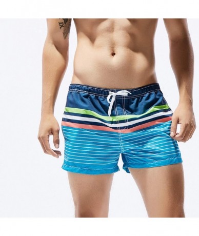 Trunks Mens Swim Trunks Quick Dry Shorts Beach Surfing Running Swimwear Bathing Suits Knickers Leggings - Green - C618O94GS86...