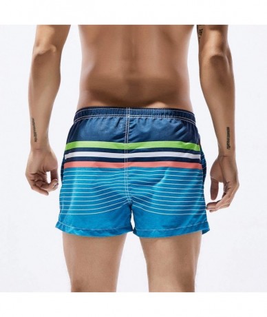 Trunks Mens Swim Trunks Quick Dry Shorts Beach Surfing Running Swimwear Bathing Suits Knickers Leggings - Green - C618O94GS86...