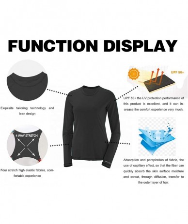 Rash Guards Long/Short Sleeve Rashguard for Women UPF 50+ Sun Protection Swim Shirts Swimsuit Swim Top Surfing Swimwear - Bas...