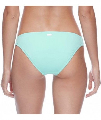 Tankinis Women's Updated Low Rider Mid Rise Bikini Bottom Swimsuit with Side Knot Detail - Dreamland - C918ZQC9E3L $49.83