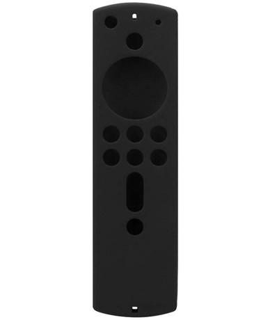 Tankinis Fire TV Stick 4K TV Stick Remote Silicone Case Non-Slip Protective Cover Skin 5.6inch - Black - C918ZL0R3NE $15.76