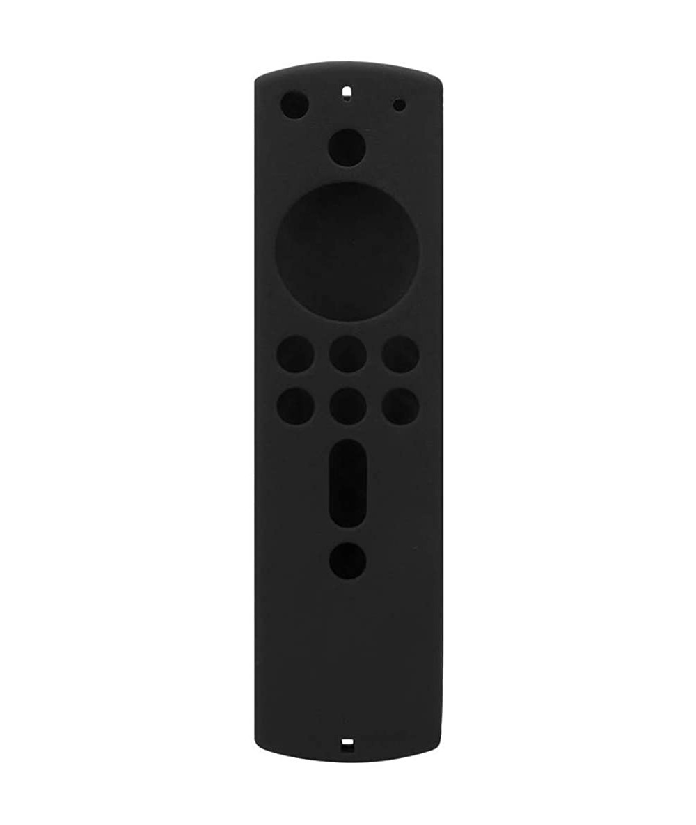 Tankinis Fire TV Stick 4K TV Stick Remote Silicone Case Non-Slip Protective Cover Skin 5.6inch - Black - C918ZL0R3NE $15.76