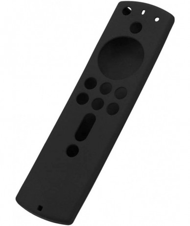 Tankinis Fire TV Stick 4K TV Stick Remote Silicone Case Non-Slip Protective Cover Skin 5.6inch - Black - C918ZL0R3NE $15.76