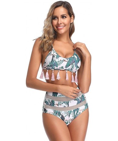 Sets Bikini Swimsuit For Women Push Up Bikini Set Beach Brazilian Swimsuit - Green-04 - CF18W3MAQNC $33.60