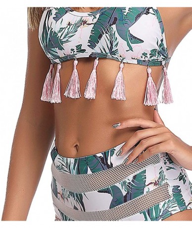 Sets Bikini Swimsuit For Women Push Up Bikini Set Beach Brazilian Swimsuit - Green-04 - CF18W3MAQNC $33.60