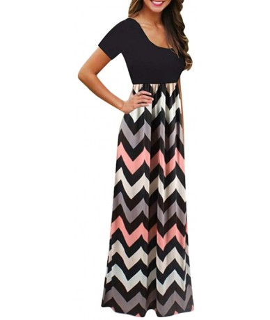 Racing Womens Maxi Dress- Ladies Loose Long Dress Party Dress - Black-06 - CH18R3O3G0C $48.51