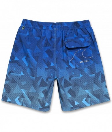 Trunks Mens Swim Trunks Quick Dry Beach Shorts - Blue_001 - C118T7N3NI8 $29.66