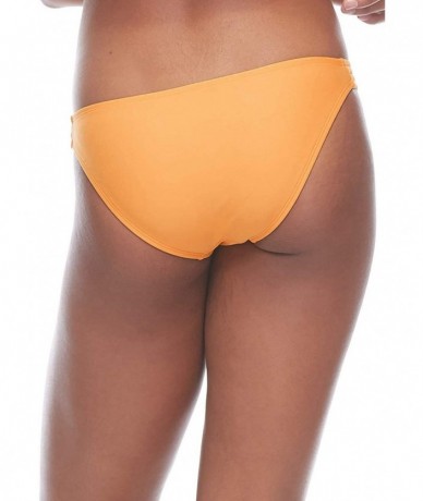 Tankinis Women's Smoothies Flirty Surf Rider Solid Bikini Bottom Swimsuit - Smoothie Sundream - CY18Z062T9Z $79.59